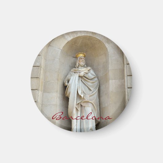 Aimant statue de Jacques Ier le Conquérant, Barcelone (Devant)