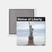 Aimant Statue de la Liberté (Recto/Verso)