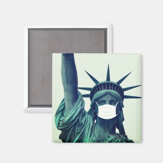 Aimant Statue de la Liberté (Recto/Verso)