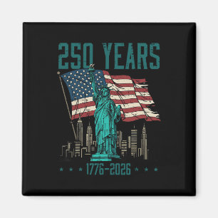 Aimant Statue de la Liberté 250 Ans 250e Anniversaire Fem
