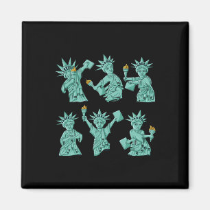 Aimant Statue De La Liberté 4 juillet USA Boys Gir