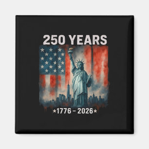 Aimant Statue de la Liberté Drapeau 250 Ans 1776-2026 250