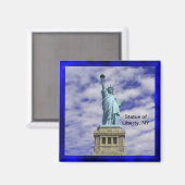 Aimant Statue de la Liberté, Ellis Island, New York (Recto/Verso)