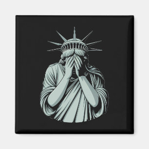 Aimant Statue de la Liberté Triste Amérique