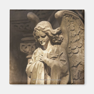 Aimant Statue de l'ange avec les mains croisées, Buenos A