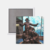 Aimant Statue de Lewis & Clark, Fort Clatsop, Oregon (Recto/Verso)