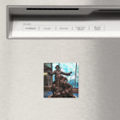 Aimant Statue de Lewis & Clark, Fort Clatsop, Oregon (In Situ (Lave-vaisselle))