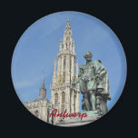 Aimant Statue de Peter Paul Rubens à Anvers, Belgique<br><div class="desc">Statue du peintre Peter Paul Rubens à Anvers</div>