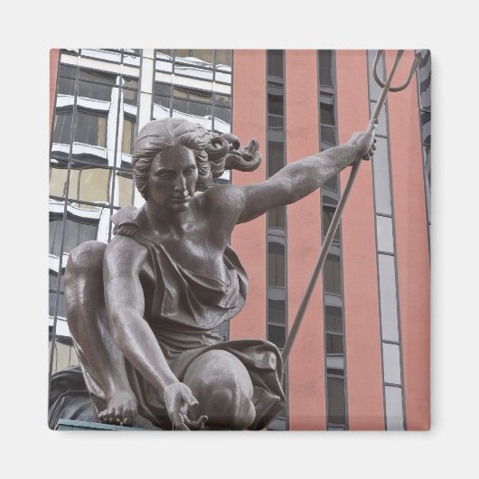 Aimant Statue de Portlandia, Portland, Oregon (Devant)
