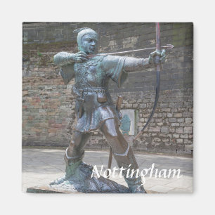 Aimant Statue de Robin Hood par la photo de château de