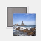 Aimant Statue de Saint Thiruvalluvar | Tamil Nadu, Inde (Recto/Verso)