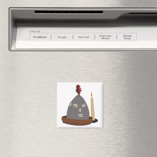 Aimant Statue d'Elegua (In Situ (Lave-vaisselle))