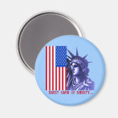 Aimant Statue des produits Liberty (Recto/Verso)
