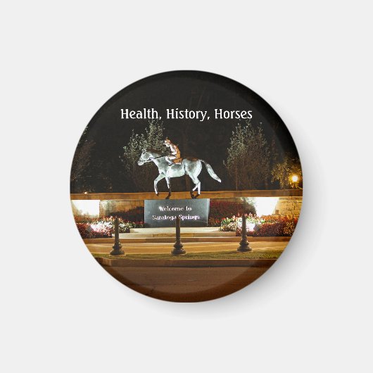 Aimant Statue du cheval Danseuse autochtone Saratoga Aima (Devant)