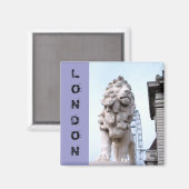 Aimant Statue du Lion de Londres (Recto/Verso)