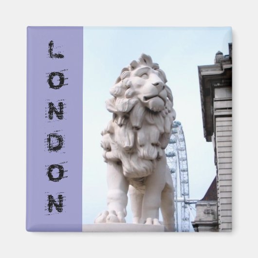 Aimant Statue du Lion de Londres (Devant)