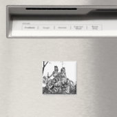 Aimant Statue équestre de Louis XIV (In Situ (Lave-vaisselle))