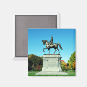 Aimant Statue George Washington dans les jardins publics  (Recto/Verso)