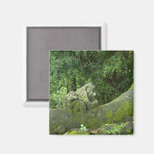 Aimant Statues dans la forêt de singes d'Ubud (Recto/Verso)