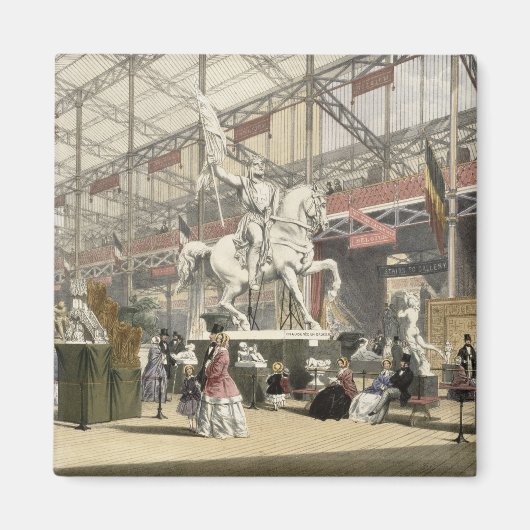 Aimant Statues dans la section Belgique de la Grande Expo (Devant)