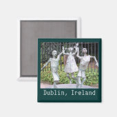 Aimant Statues de Dublin, Irlande (Recto/Verso)