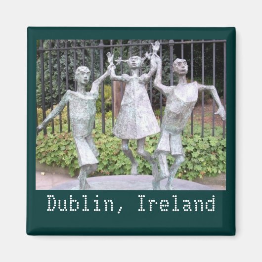 Aimant Statues de Dublin, Irlande (Devant)