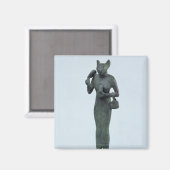 Aimant Statuette de la déesse Bastet (Recto/Verso)
