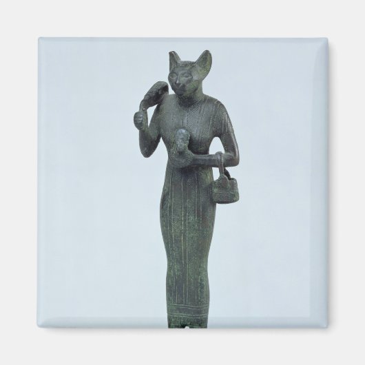 Aimant Statuette de la déesse Bastet (Devant)