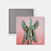 Aimant Statuette de Pazuzu, un démon du vent assyrien (Recto/Verso)