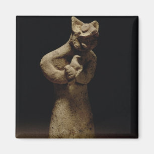 Aimant Statuette d'un démon Lion-Dirigé, Mésopotamie,