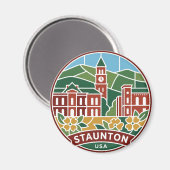 Aimant Staunton Virginie (Recto/Verso)