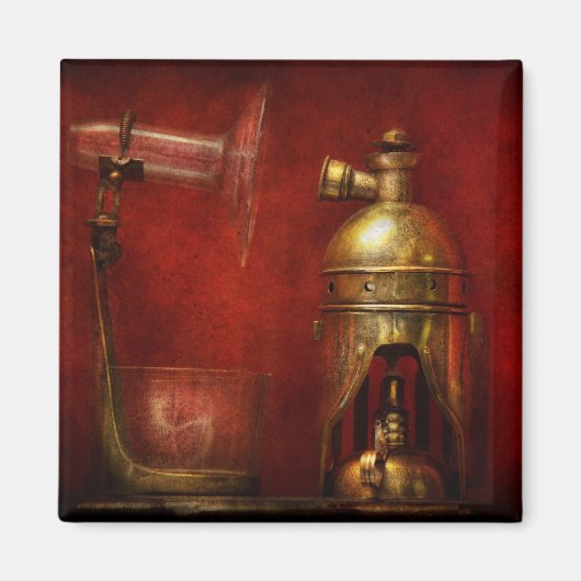 Aimant Steampunk - La Torche (Devant)