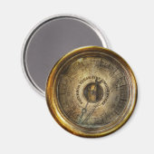 Aimant Steampunk - Le manomètre (Recto/Verso)