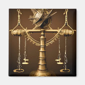 Aimant Steampunk Libra (Devant)