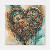 Aimant Steampunk Love Valentine (Devant)