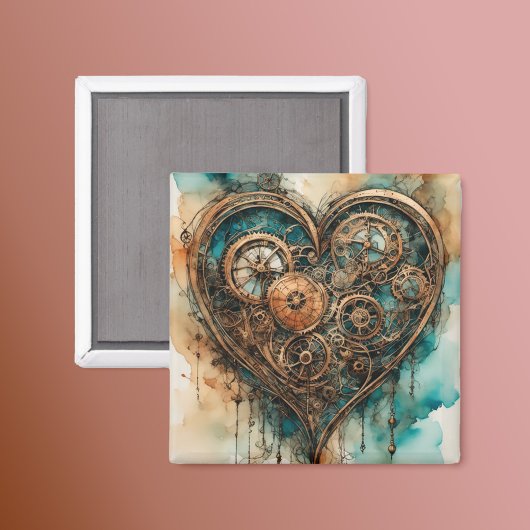 Aimant Steampunk Love Valentine