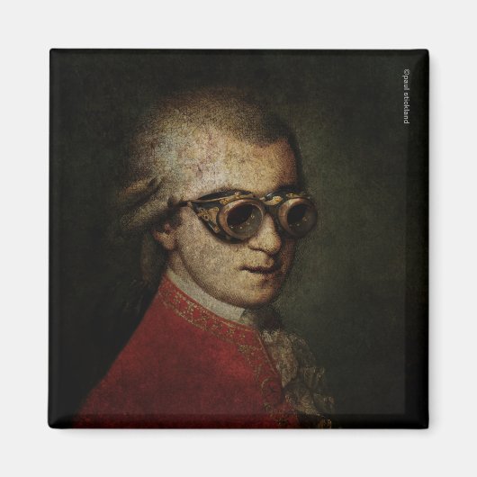 Aimant Steampunk Mozart (Devant)