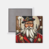 Aimant Steampunk Père Noël (Recto/Verso)