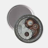 Aimant Steampunk Yin Yang (Recto/Verso)