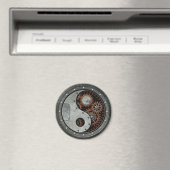 Aimant Steampunk Yin Yang (In Situ (Lave-vaisselle))