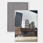 Aimant Steel & Sky NYC (Recto/Verso)
