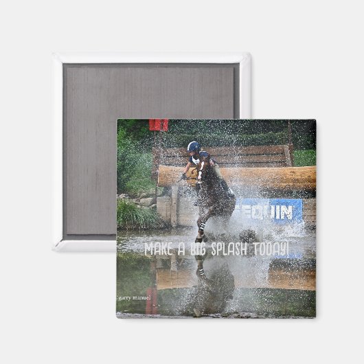 Aimant Steeplechase - Faites un grand splash (Recto/Verso)