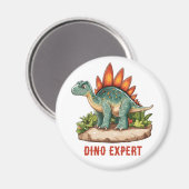 Aimant Stegosaurus Dinosaur (Recto/Verso)