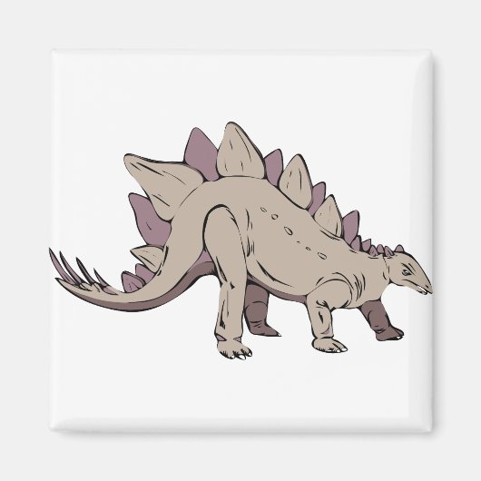 Aimant stégosaurus dinosaure antique (Devant)