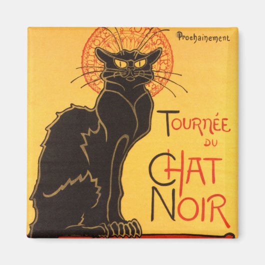 Aimant Steinlen : Conversation Noir (Devant)