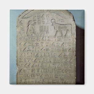 Aimant Stela commémorant l'enterrement des api