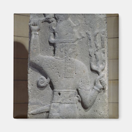 Aimant Stela de Teshub, dieu violent syrien (Devant)
