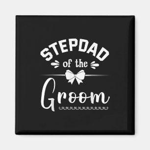 Aimant Stepdad De La Mariée Groom Happy Mariage Marry Hus