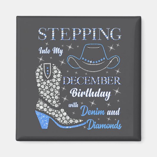 Aimant Stepng Into My December Birthday With Denim And Di (Devant)