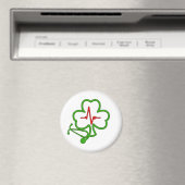 Aimant STÉTHOSCOPE shamrock AVEC HEARTBEAT (In Situ (Lave-vaisselle))